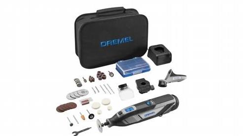Шліфмашина шліфувально-гравірувальна акумуляторна Dremel 8240-3/45 12В 1х2А·год 5000-35000об/хв 45 аксесуарів ЗП 0.66кг
