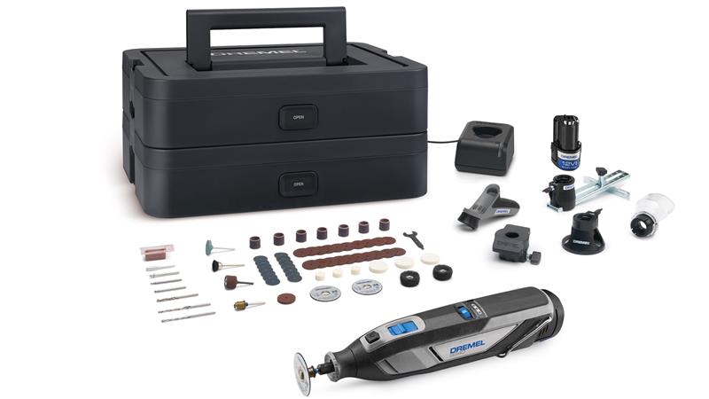 Шліфмашина шліфувально-гравірувальна Dremel 88240 5/65 Platinum+ 12В 2х2А·год 5000-35000об/хв 65 насадок ЗП кейс 0.66кг