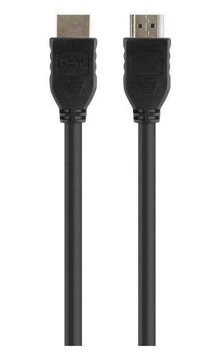 Кабель Belkin HDMI (M/M) 3м, High Speed Ethernet, Nickel plated, чорний
