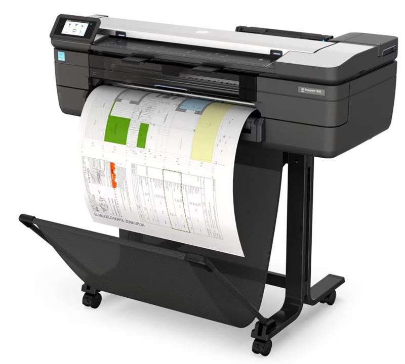 Багатофункціональний пристрій HP DesignJet T830 24" з Wi-Fi