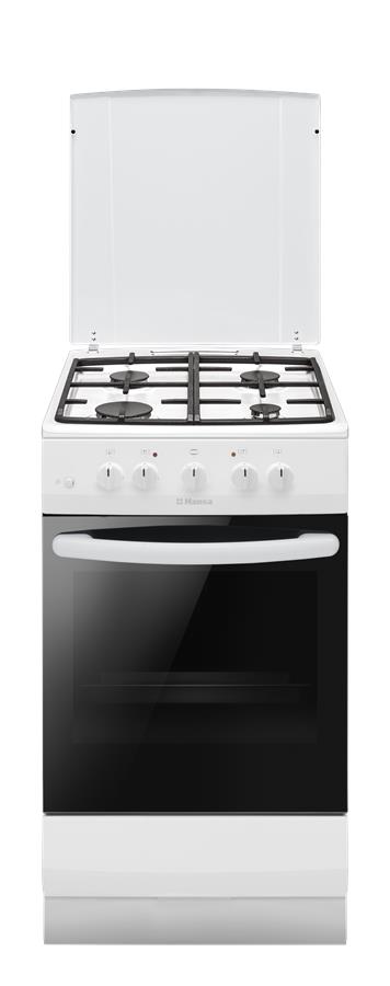 Плита Hansa газова, 56л, 50x60см, чавун, білий
