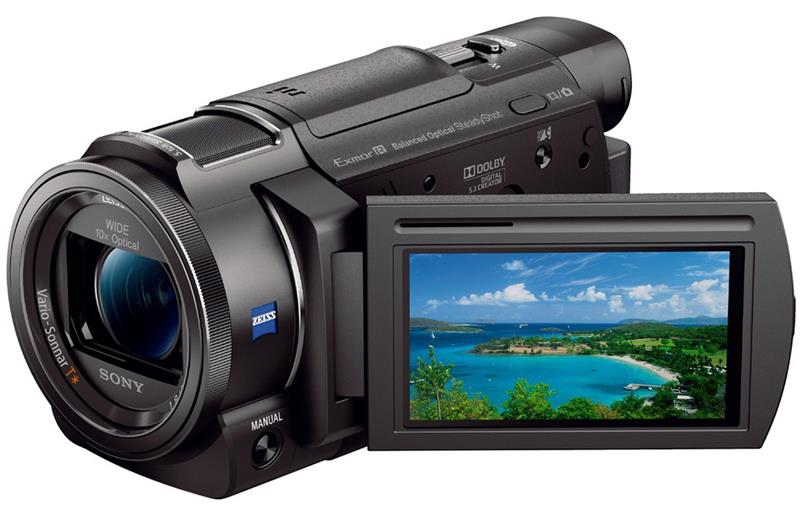Цифр. видеокамера 4K Flash Sony Handycam FDR-AX53 Black