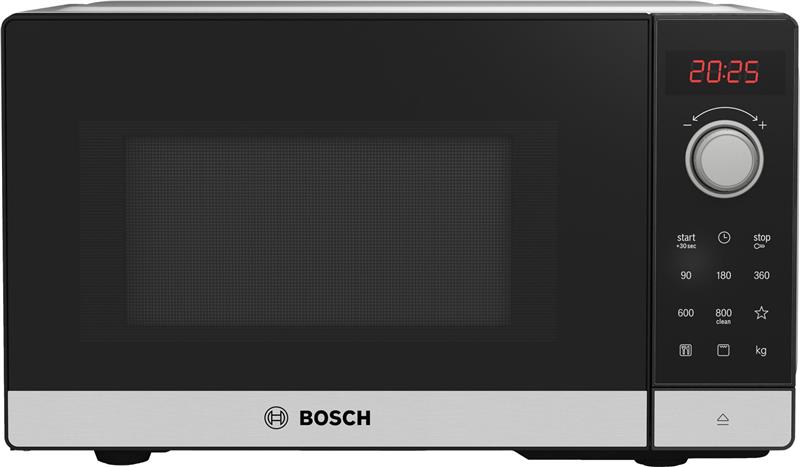 Мікрохвильова піч Bosch, 20л, електр. керув., 800Вт, гриль, дисплей, чорний