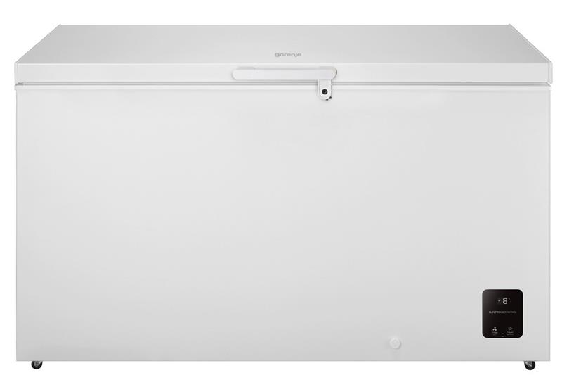 Морозильна скриня Gorenje, 420л, А+, ST, ConvertTotal-від –24 до +8 °C, Дисплей, білий