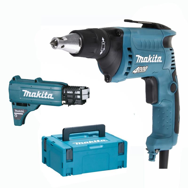 Шурупокрут для гіпсокартону Makita FS4300JX2 570Вт 10·16Нм 4000об/хв 1.4кг