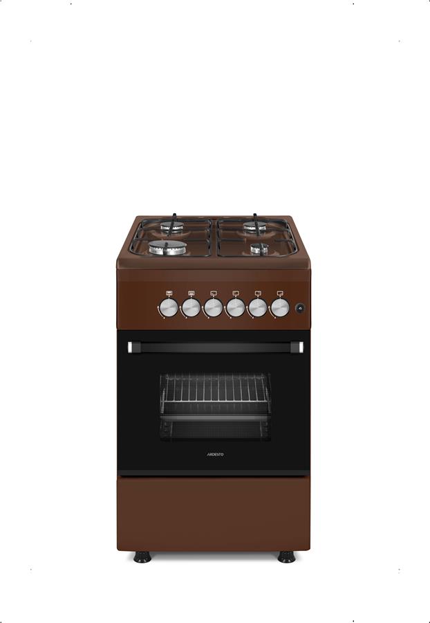 Плита ARDESTO газова, 50л, 50x60см, електропідпал, форсунки LPG (підключення газового балона), коричневий