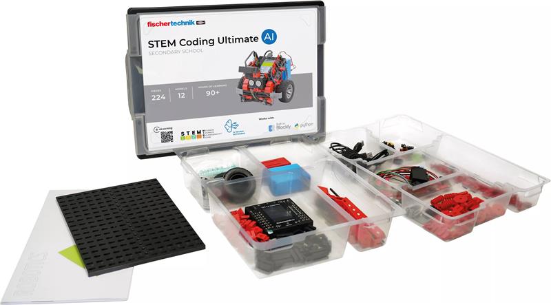 Конструктор fisсhertechnik STEM Robotics Coding Ultimate AI