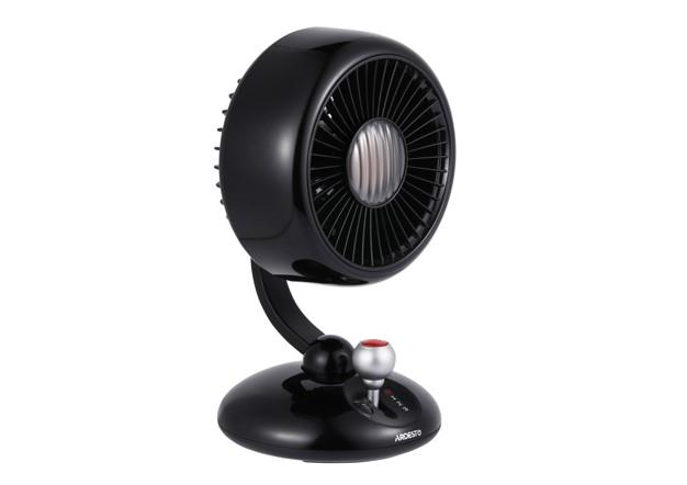 Вентилятор ARDESTO AviaFan FT-F3600BL настільний, 12см, акумулятор, підсвічування, USB-A Type-C, чорний