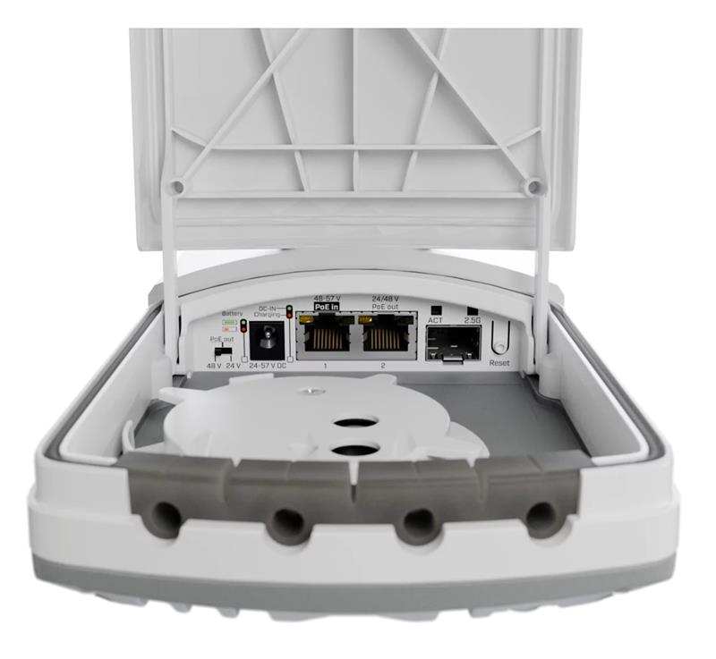 Медіаконвертер MikroTik FTC21-UPS 2xSFP 2.5G, 2xGE
