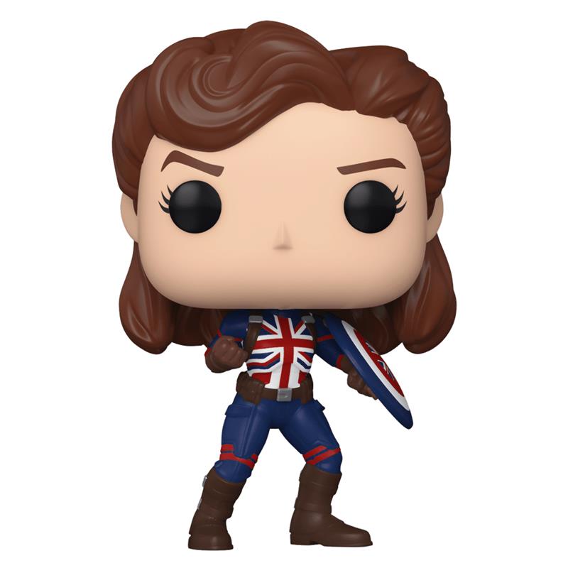 Коллекционная фигурка Funko POP! Bobble Marvel What If Captain Carter 55811 (56938)