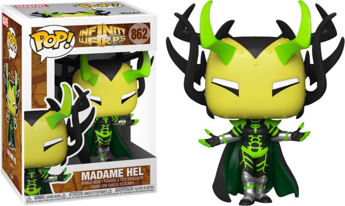 Коллекционная Фигурка Funko POP! Bobble Marvel Avengers Infinity Warps Madame Hel 52010