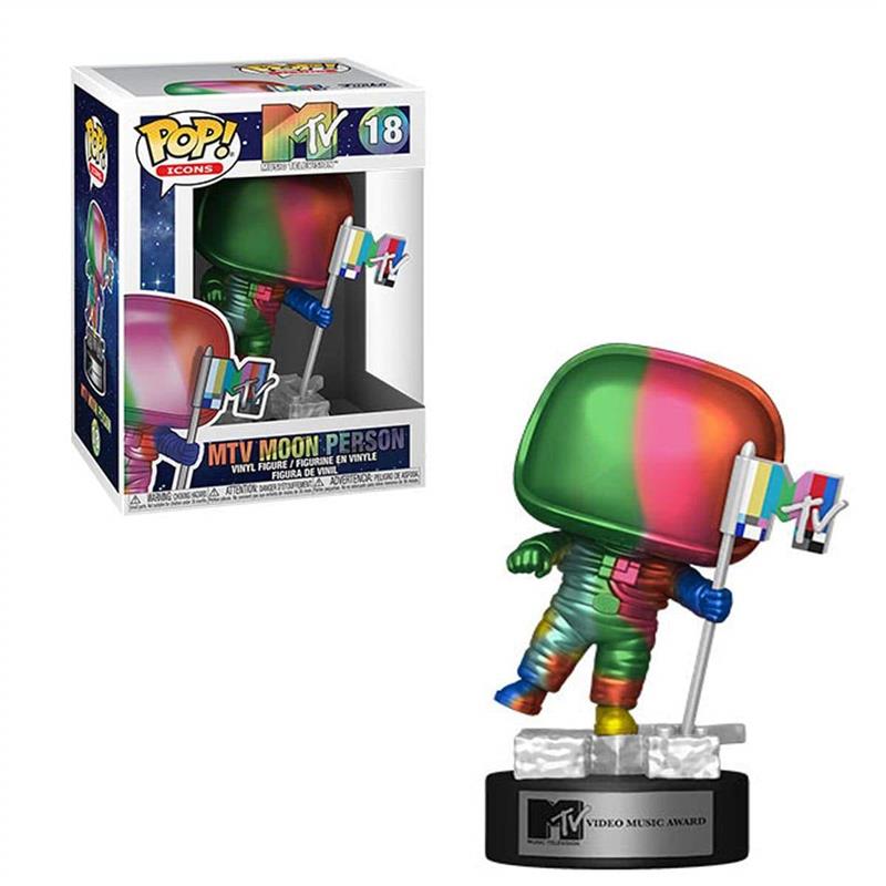 Коллекционная Фигурка Funko POP! Ad Icons MTV Moon Person (Rainbow) (MT) 49459