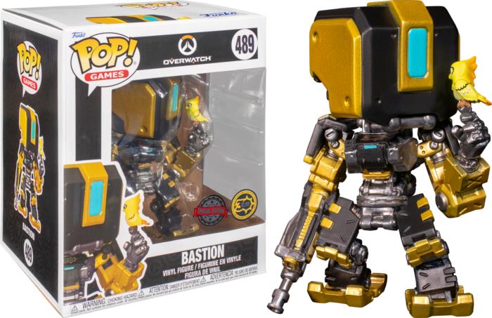 Коллекционная Фигурка Funko POP! Games Blizzard 30th Overwatch Bastion (BU) 6" (Exc) 58239