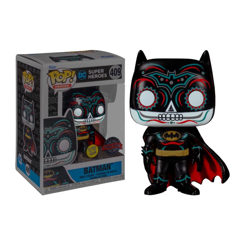 Коллекционная Фигурка Funko POP! Heroes DC Dia De Los Batman (GW) (Exc) 58180