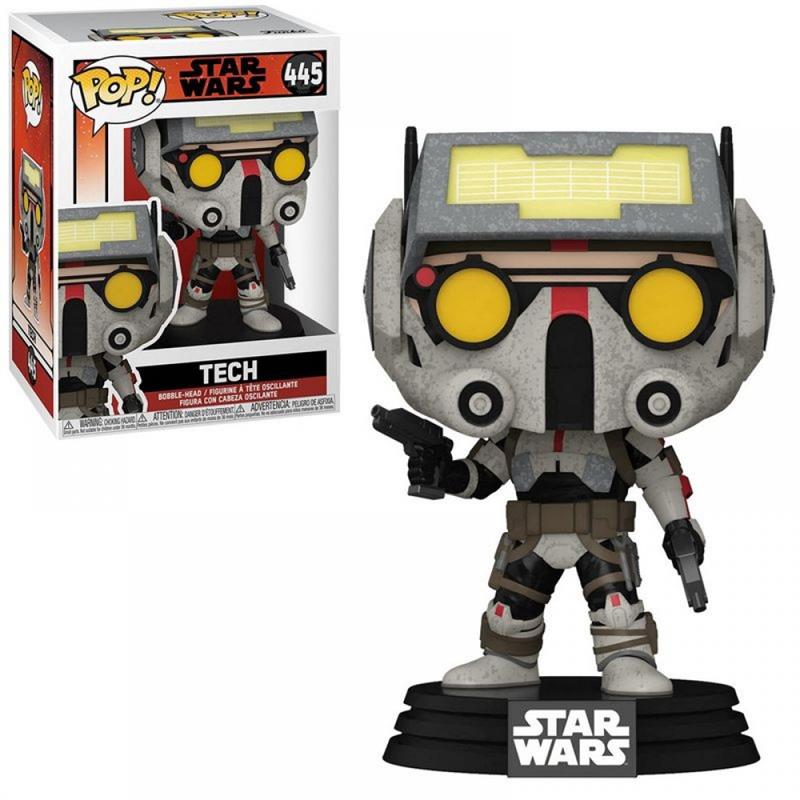 Коллекционная Фигурка Funko POP! Bobble Star Wars Bad Batch Tech 55502 (56280)