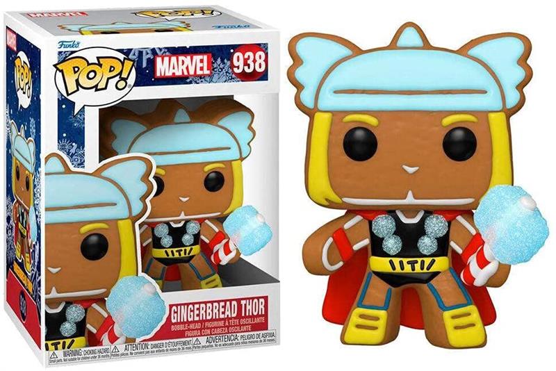 Коллекционная Фигурка Funko POP! Bobble Marvel Holiday Gingerbread Thor 50663