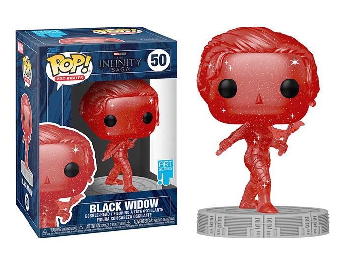 Коллекционная Фигурка Funko POP! Art Series Bobble Marvel Infinity Saga Black Widow Red w/Case 57613