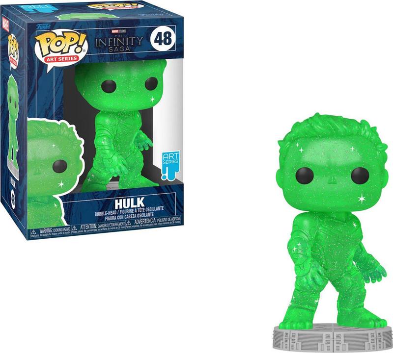 Коллекционная Фигурка Funko POP! Art Series Bobble Marvel Infinity Saga Hulk Green w/Case 57616