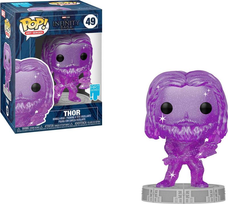 Коллекционная Фигурка Funko POP! Art Series Bobble Marvel Infinity Saga Thor Purple w/Case 57618