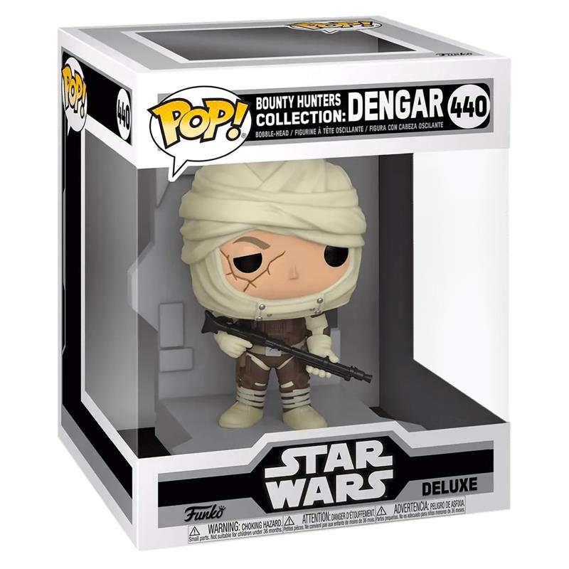 Коллекционная Фигурка Funko POP! Deluxe Bobble Star Wars SW Bounty Hunters Dengar (Exc) 56105