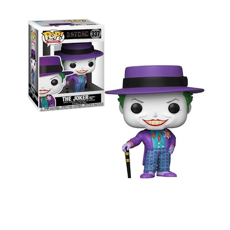 Коллекционная Фигурка Funko POP! Batman 1989 Joker w/Hat 10" (Exc) 58832