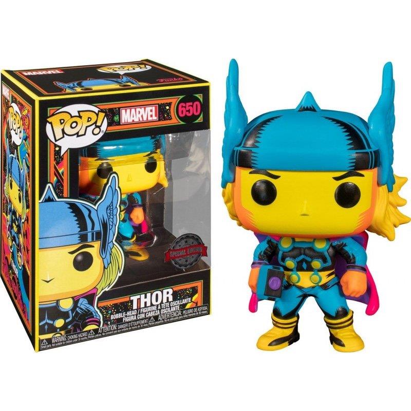 Коллекционная Фигурка Funko POP! Bobble Marvel Thor (Black Light) (Exc) 48847