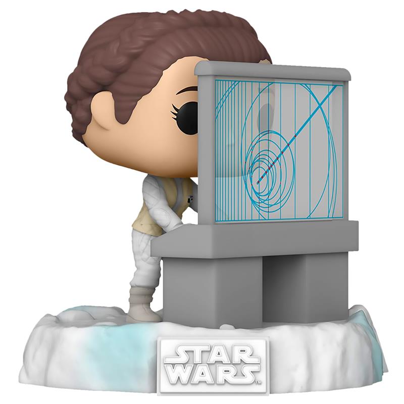 Коллекционная Фигурка Funko POP! Deluxe Bobble Star Wars Leia (Exc) 45901