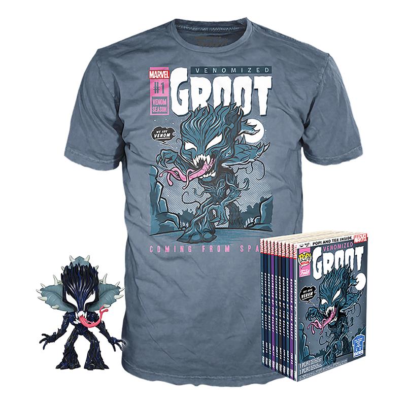 Набор Фигурка+Футболка Funko POP and Tee: Venom Groot (XL) (UT-50766) 47621