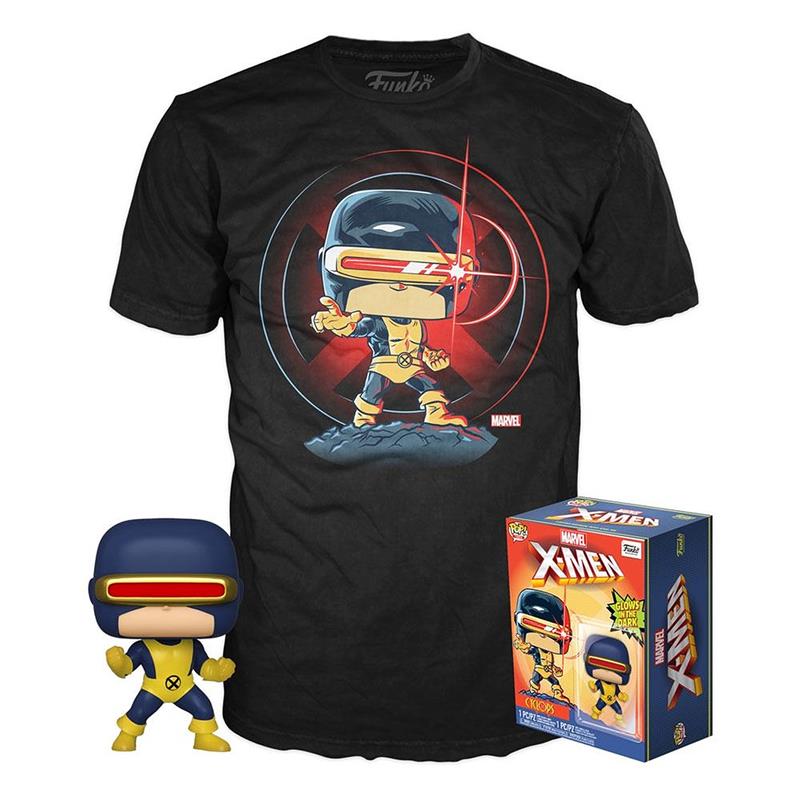 Набор Фигурка+Футболка Funko POP and Tee: Marvel 80th: First Appearance: Cyclops (M) 47363