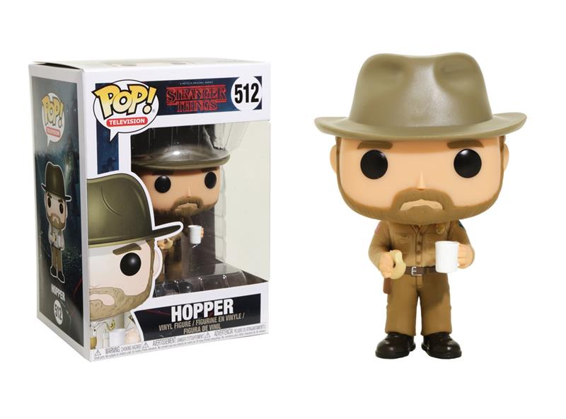 Коллекционная фигурка Funko POP! TV Stranger Things Hopper w/ Donut 14425