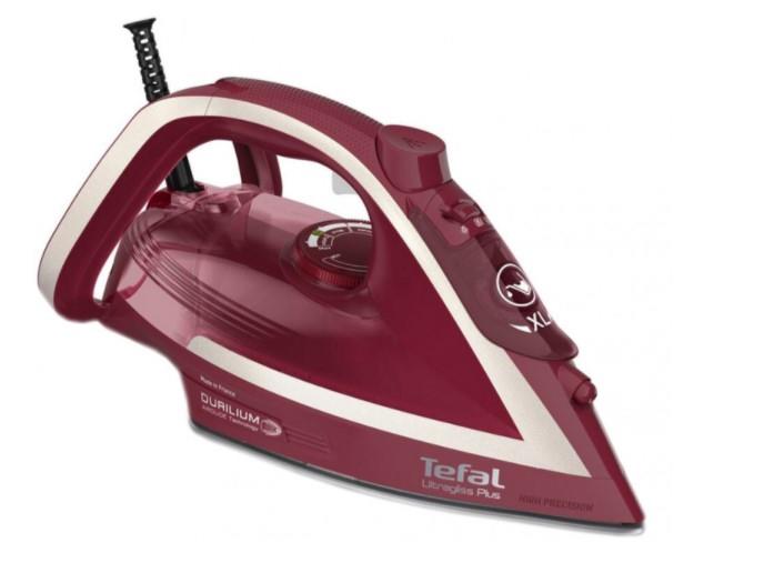 Праска Tefal Ultragliss Plus, 2800Вт, 270мл, паровий удар -260гр, постійна пара - 50гр, керам. підошва, бордовий
