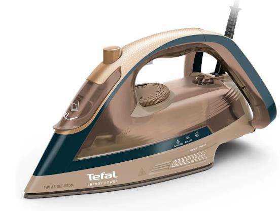 Праска Tefal Energy Power, 1500Вт, 270мл, паровий удар -280гр, постійна пара - 20гр, керам. підошва, бежевий