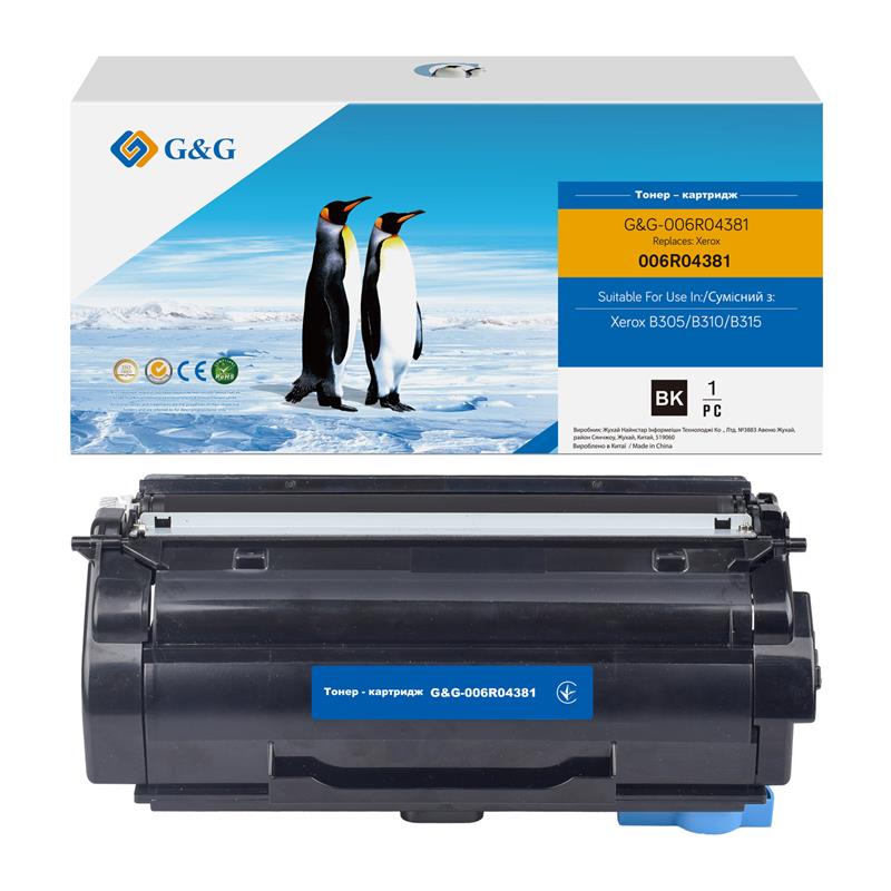 Картридж G&G для Xerox B305/B310/B315 Black (20 000 стор)