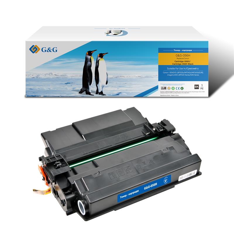 Картридж G&G до Canon 056 до LBP325x, MF540/543/552/553 3008C002 Black (21000стор) - без чіпа!