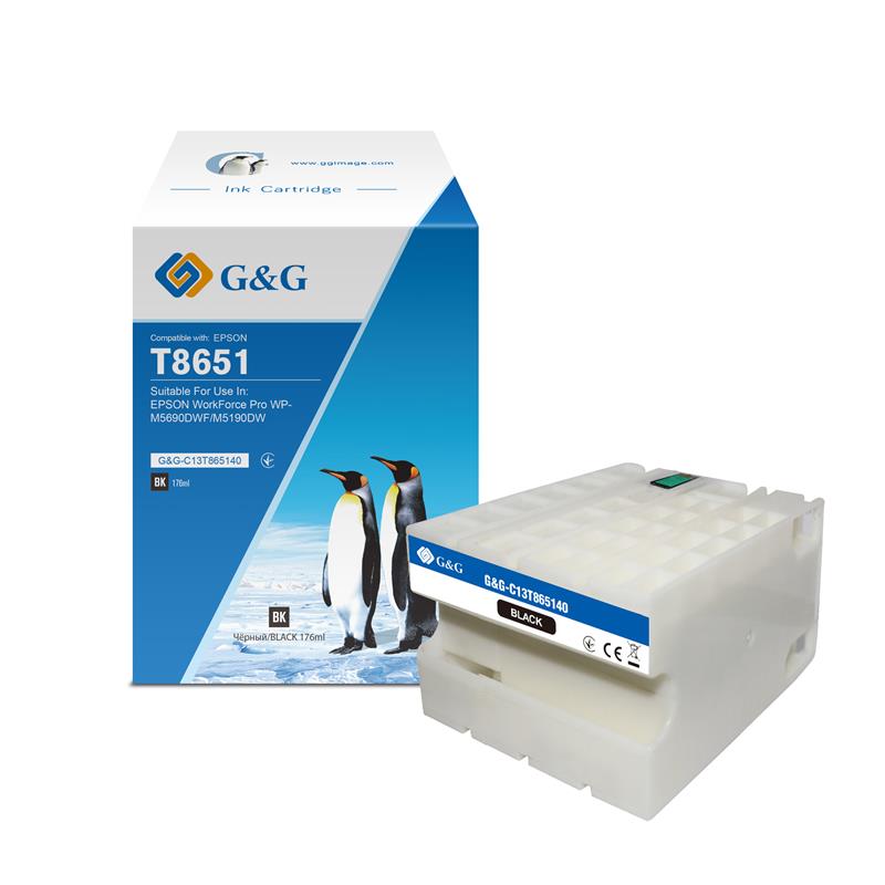 Картридж G&G до Epson WF-M5190/WF-M5690 black (10 000 стор) pigm