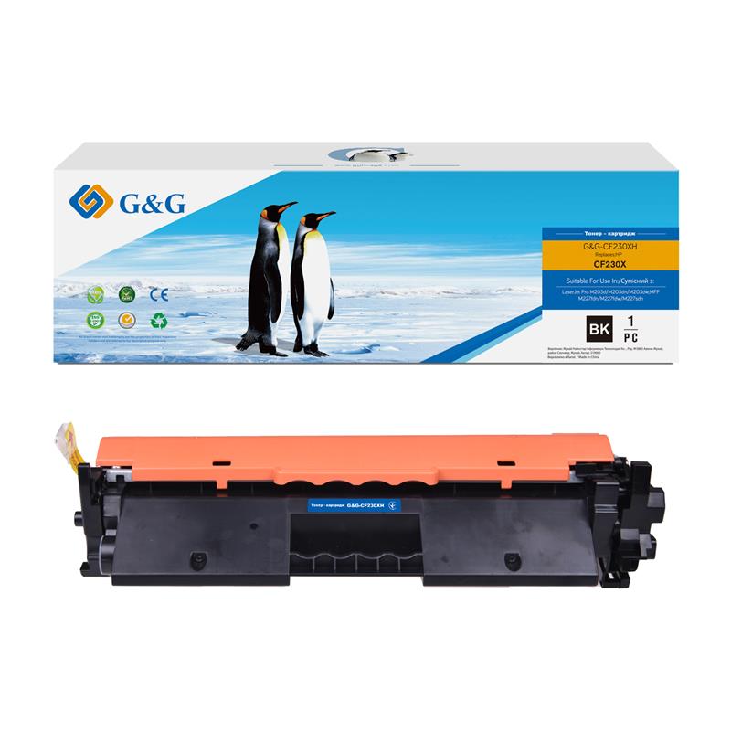Картридж G&G до HP 30A M203/M227 CF230X Black (6000 стор) максимальна ємність