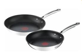 Набір сковород Tefal Duetto+, 2шт, 24/28см, нержавіюча сталь