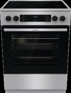 Плита Gorenje електрична склокерамічна, 71л, 60x60см, дисплей, програматор, нерж