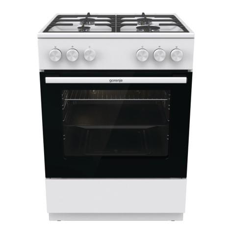 Плита Gorenje газова, 72л, 60x60см, чавун, білий