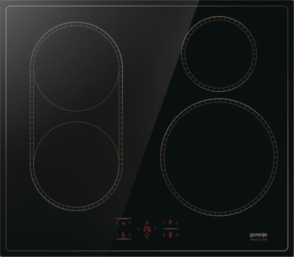 Варильна поверхня Gorenje індукційна, 60см, PowerBoost, TouchControl, поєднання конфорок, чорний