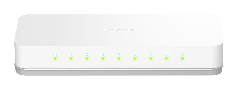 Комутатор D-Link GO-SW-8E 8xFE, Некерований