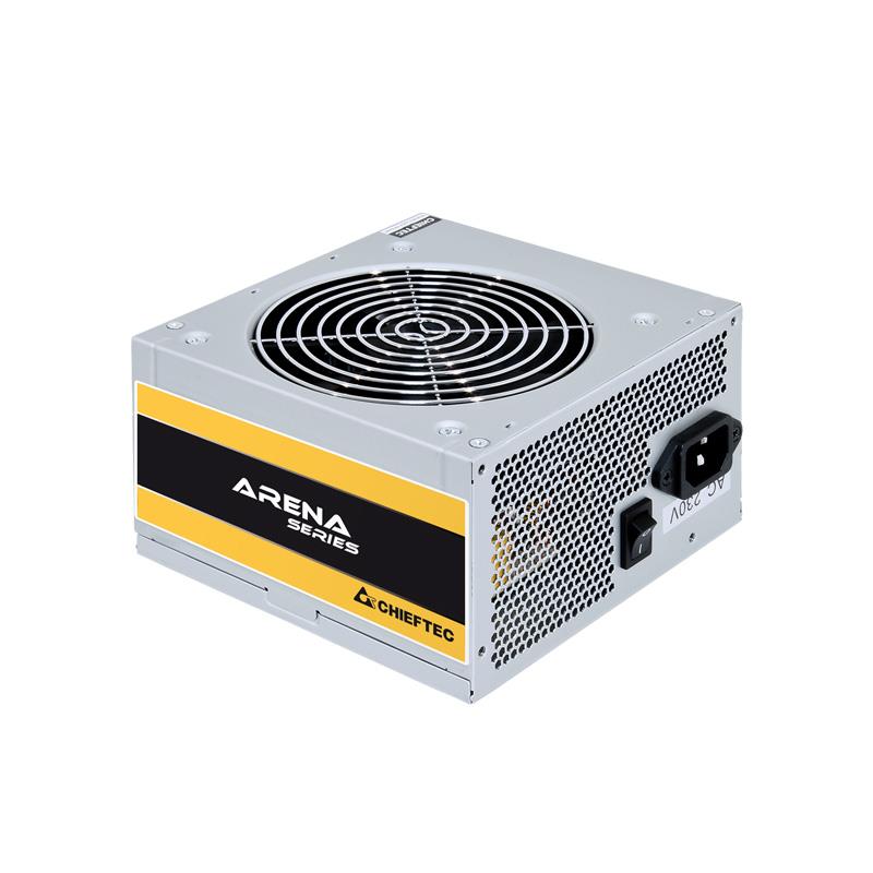 Блок живлення CHIEFTEC iArena (450W), >85%, 120мм, 1xMB 24pin(20+4), 1xCPU 8pin(4+4), 2xMolex, 3xSATA, 1xPCIe 8pin(6+2), Bulk