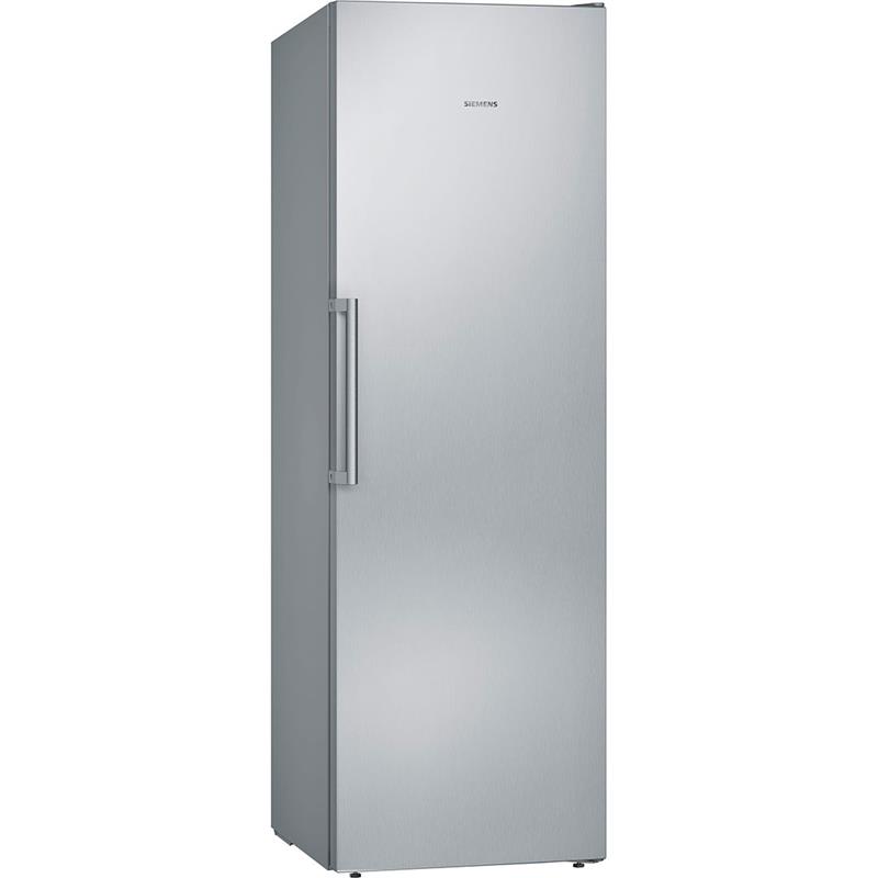 Морозильна камера Siemens, 186x60x65, 242л, 1дв., E, NF, нержавіюча сталь