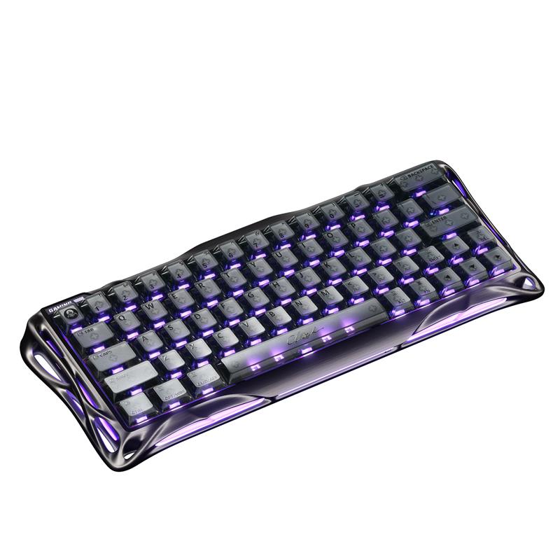 Клавіатура магнітна GravaStar Mercury V60 PRO 60keys, UFO Magnetic Gaming, 8K, USB-A, RGB, Gunmetal Smok