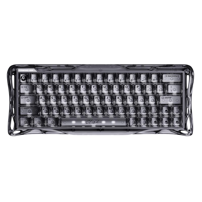 Клавіатура магнітна GravaStar Mercury V60 60keys, UFO Magnetic Gaming, 8K, USB-A, RGB, Onyx Crystal