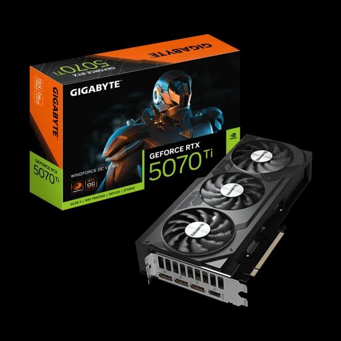Відеокарта GIGABYTE GeForce RTX 5070 Ti 16GB GDDR7 WINDFORCE OC V2