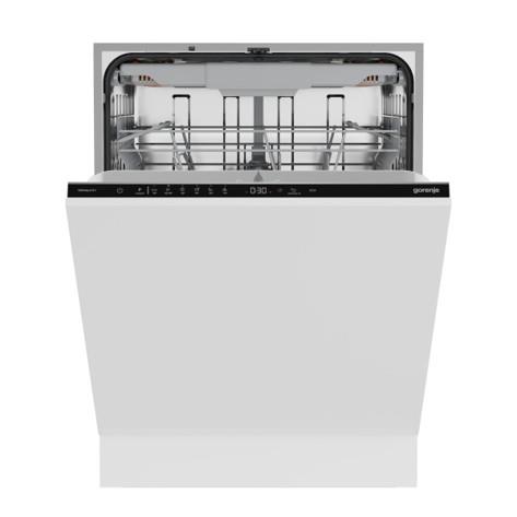 Посудомийна машина Gorenje вбудовувана, 16компл., C, 60см, AquaStop, автоматичне відчинення, сенсорн.упр, 3 кошики, білий