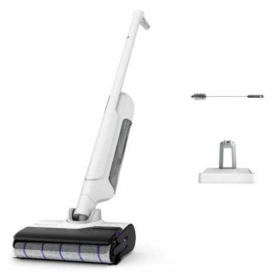 Пилосос Rowenta безпровідний миючий X-Clean 10, 200Вт, конт пил -0.67л, конт для води-0.79л, автон. робота до 60хв, вага-4.15кг, НЕРА, білий