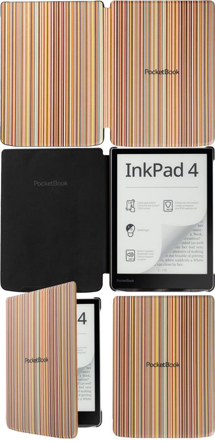 Чохол PocketBook 743 Shell series, colorful strips