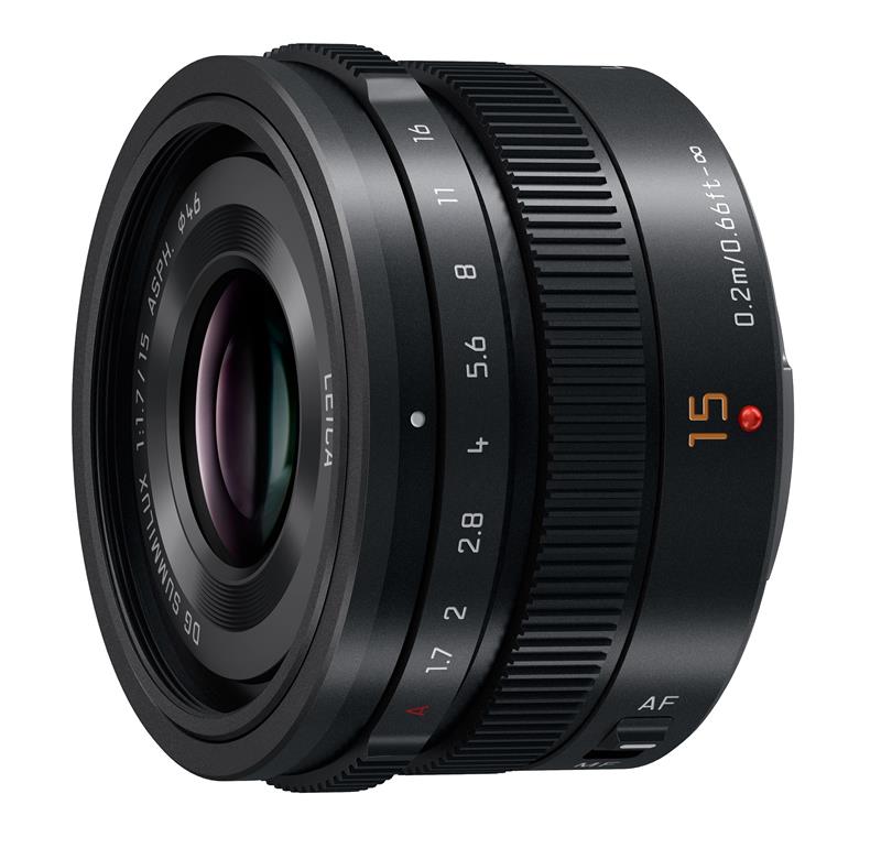 Об`єктив Panasonic Micro 4/3 Lens 15mm f/1.7 ASPH Black